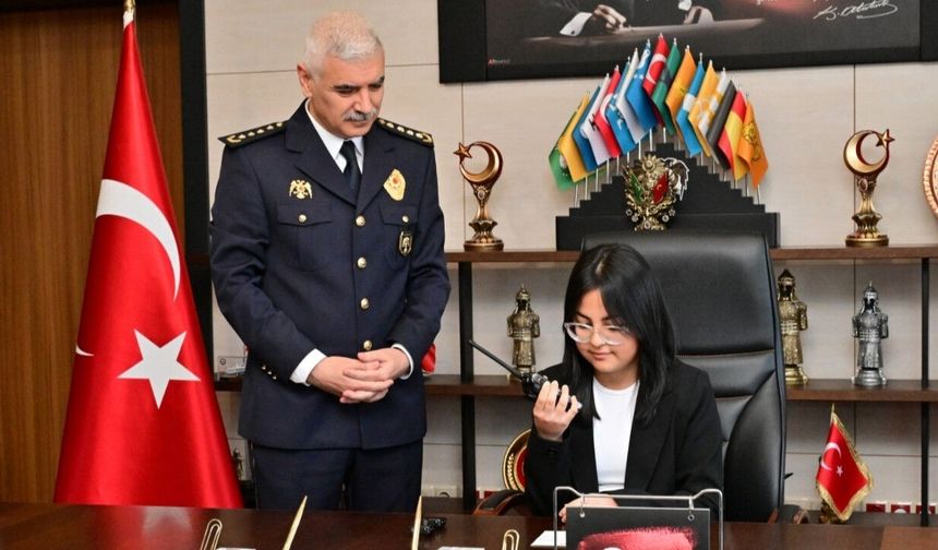 Kahramanmaraş Emniyet Müdürü makamını Berra Mine'ye devretti!