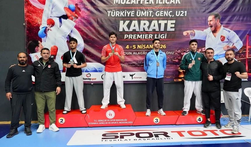 Kahramanmaraşlı Karateci Hüseyin Temiz Türkiye İkincisi Oldu