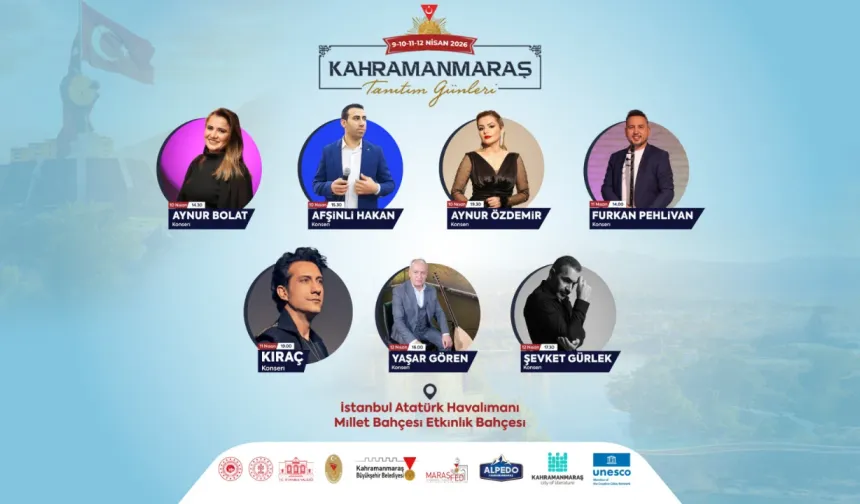 Kahramanmaraşlı sanatçılar İstanbul’da sahne alıyor!