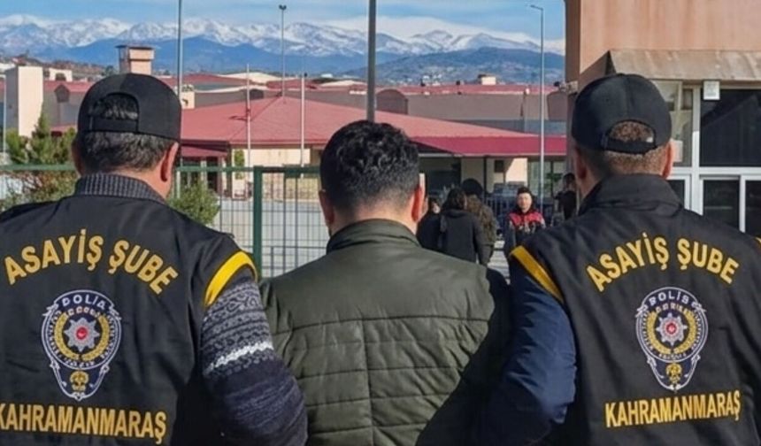 Kahramanmaraş’ta 18 yıl hapis cezası olan hırsız yakalandı