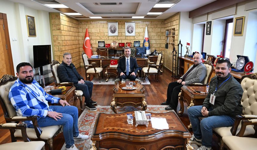 Kahramanmaraş’ta Bugün Gazetesi’nden Rektör Okumuş’a Ziyaret