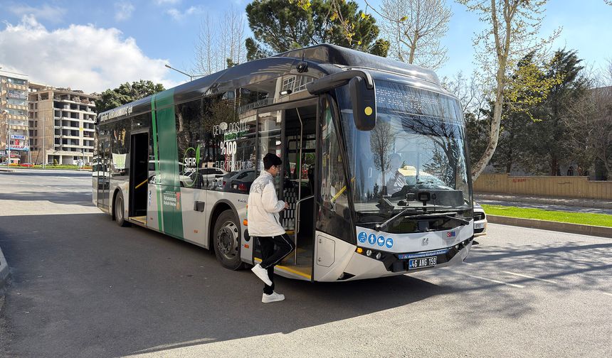 Kahramanmaraş'ta yarın toplu taşıma ücretsiz!