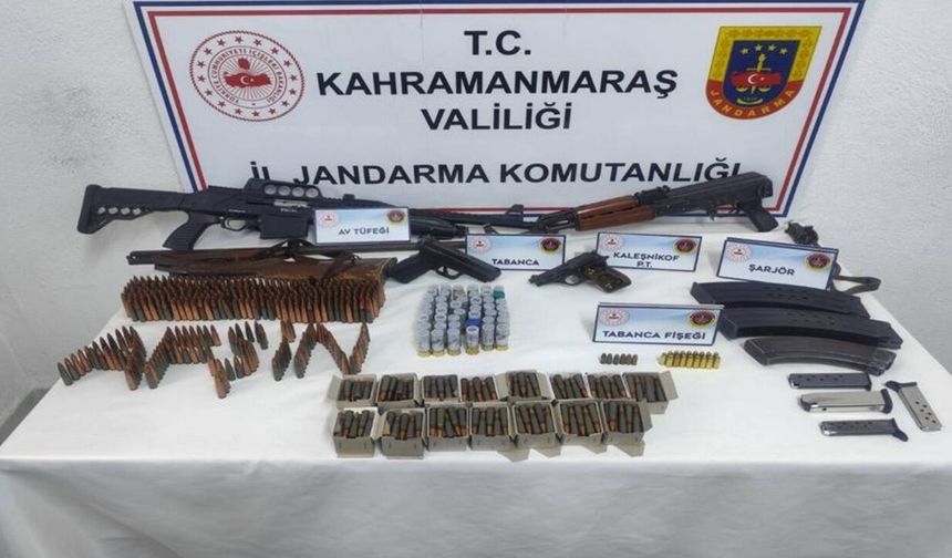 Kahramanmaraş’ta Jandarmadan Büyük Operasyon: 129 Silah Ele Geçirildi