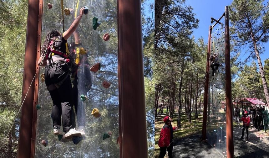 Kahramanmaraş'ta spor tırmanışı şampiyonları belli oldu!