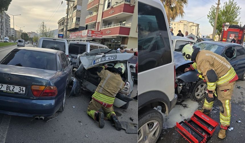 Kahramanmaraş’ta Zincirleme Kaza: 4 Araç Birbirine Girdi!