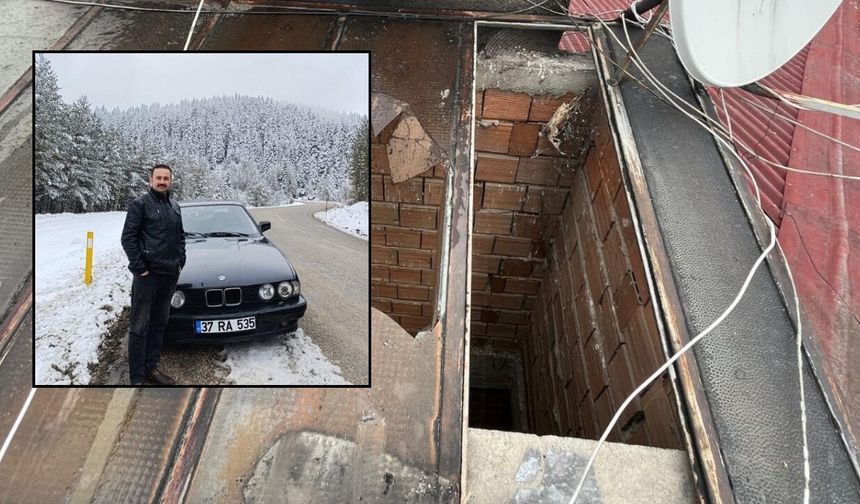 Kastamonu’da çatıdan düşen market işletmecisi hayatını kaybetti