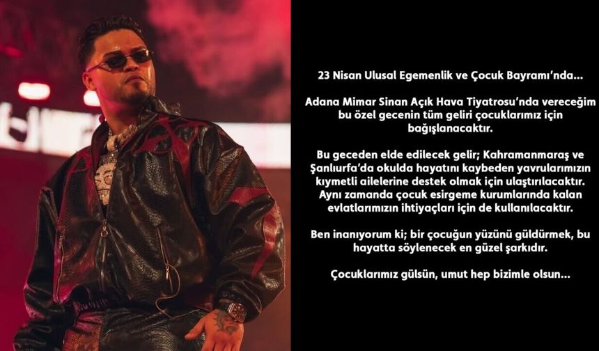 Lvbel C5 konser gelirini Kahramanmaraşlı ailelere bağışlıyor!
