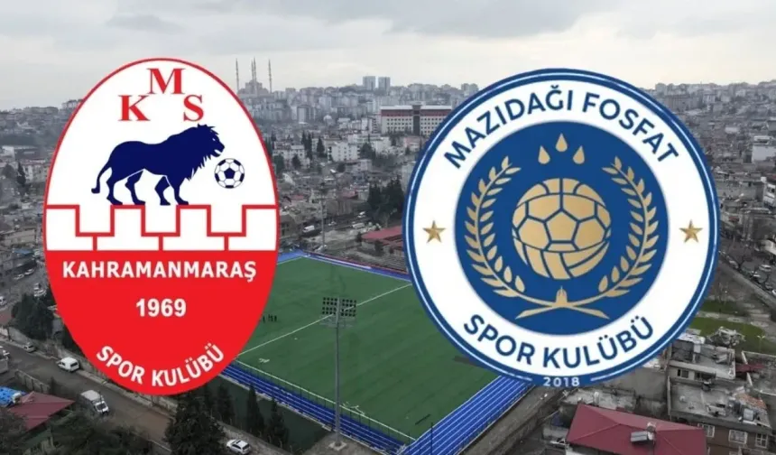 Mazıdağı Fosfatspor - Kahramanmaraşspor maçı saat kaçta, hangi kanalda?