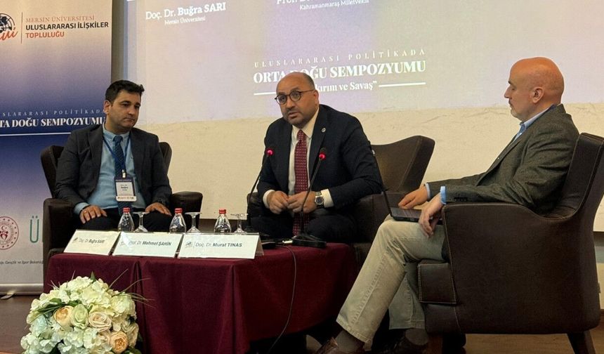 Milletvekili Mehmet Şahin Mersin'de! Orta Doğu ve Filistin analizi!