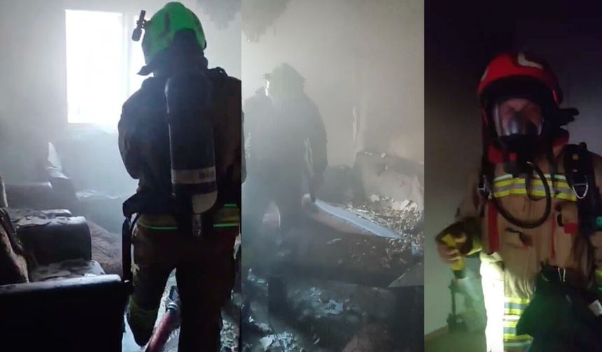 Onikişubat Mercimektepe'de yangın kabusu! İtfaiye faciayı önledi