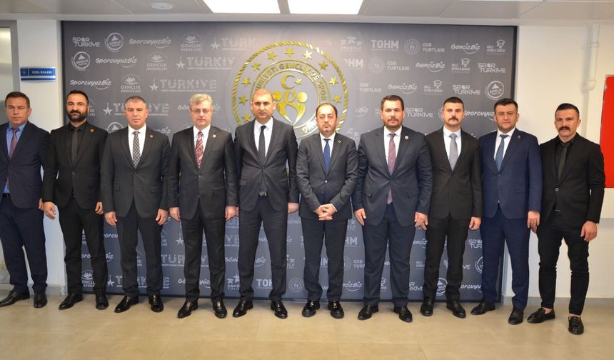 Türk Büro-Sen’den Gençlik ve Spor İl Müdürü Yasin Özdemir’e Ziyaret