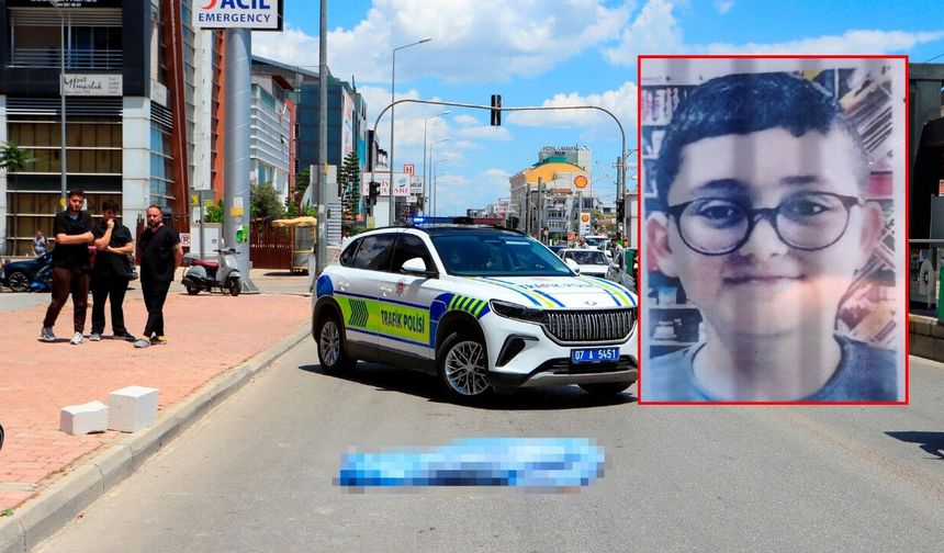 Antalya'da Yürek Yakan Kaza! 13 Yaşındaki Emirhan Yaşamını Yitirdi