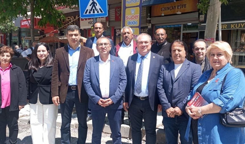 CHP'li Karakoz Dulkadiroğlu'nda! Esnafın derdine kulak verdi