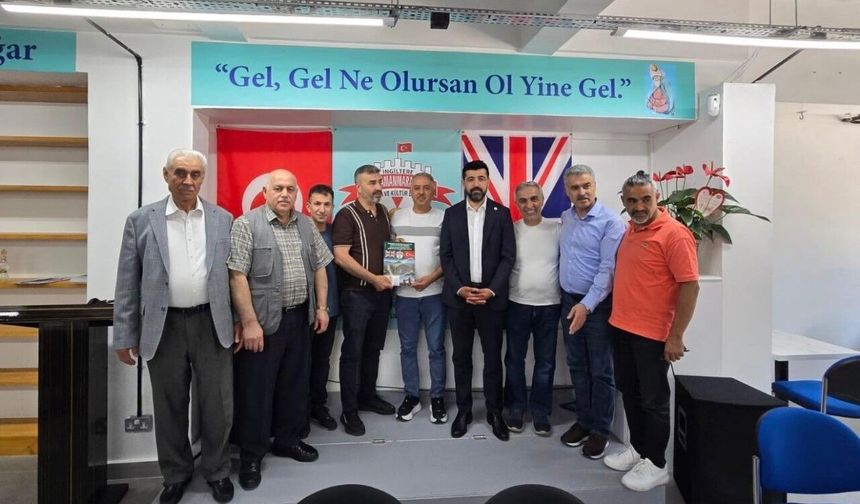 Dilipak, İngiltere'deki Kahramanmaraşlılarla bir araya geldi