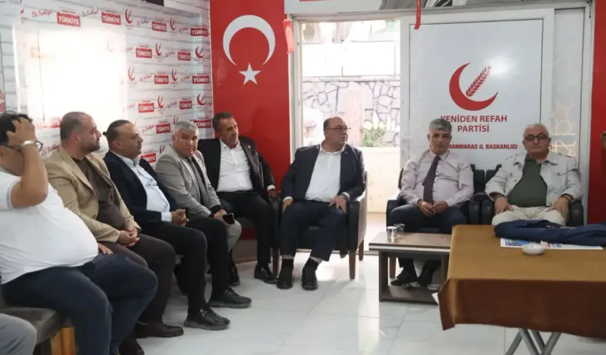 Dulkadiroğlu Belediye Başkanı Akpınar, Yeniden Refah Partisi teşkilatıyla bayramlaştı