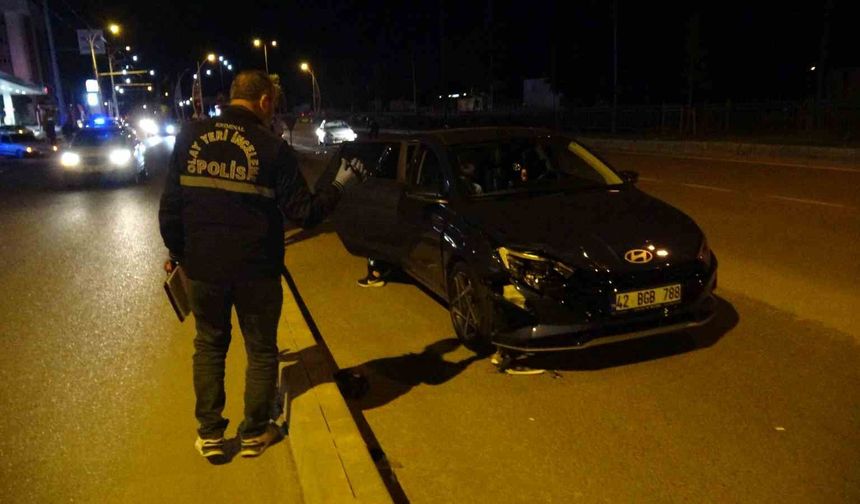 İki aracın çarptığı yaya hayatını kaybetti