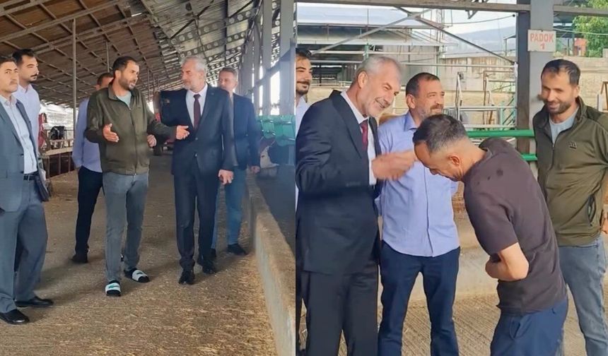 İl Başkanı Kayıran kurban yetiştiricileri ile buluştu