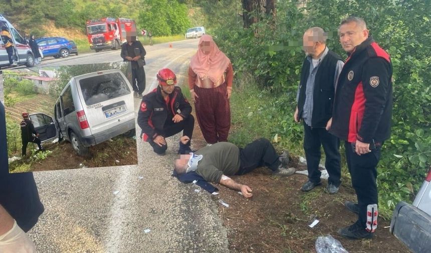 Kahramanmaraş Andırın yolunda feci kaza! 1 kişi ağır yaralı