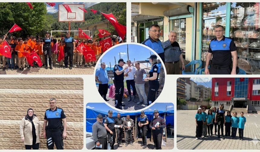 Kahramanmaraş Emniyeti 5 günde 1.375 vatandaşa ulaştı
