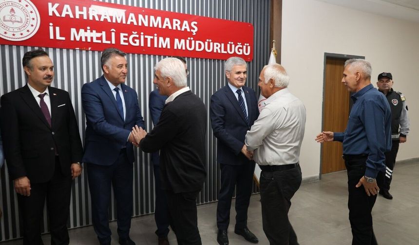 Kahramanmaraş İl Millî Eğitim'de bayramlaşma töreni!