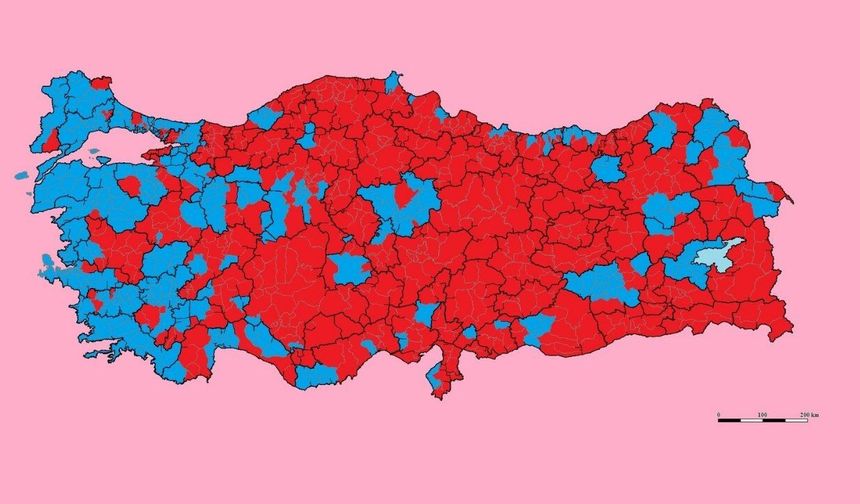 Kahramanmaraş ilçelerinde milliyetçi oyların rengi belli oldu