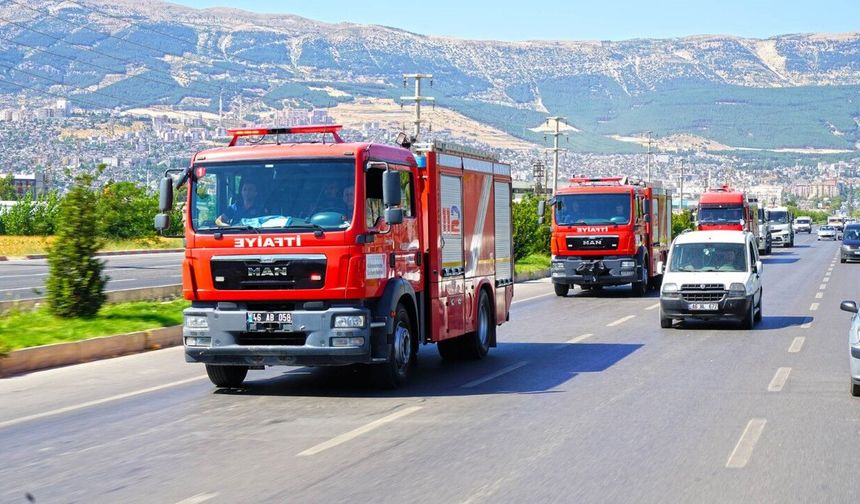 Kahramanmaraş itfaiyesi mayıs ayı karnesini açıkladı: 554 olaya müdahale