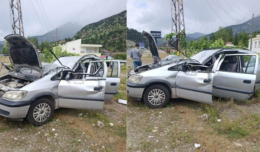 Kahramanmaraş-Kayseri Yolunda Kaza: 1 Yaralı