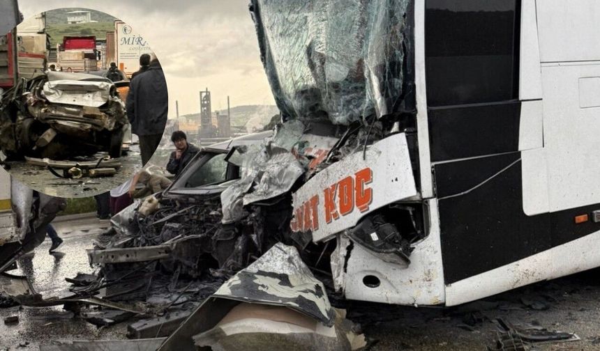 Kahramanmaraş Narlı’da fırtına facia getirdi! TAG Otoyolu’nda zincirleme kaza, 5 yaralı!