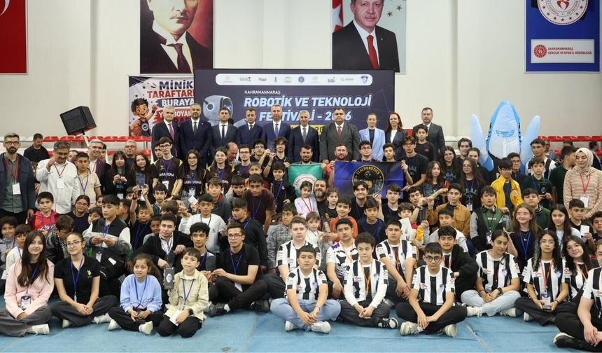 Kahramanmaraş Robotik ve Teknoloji Festivali yapıldı