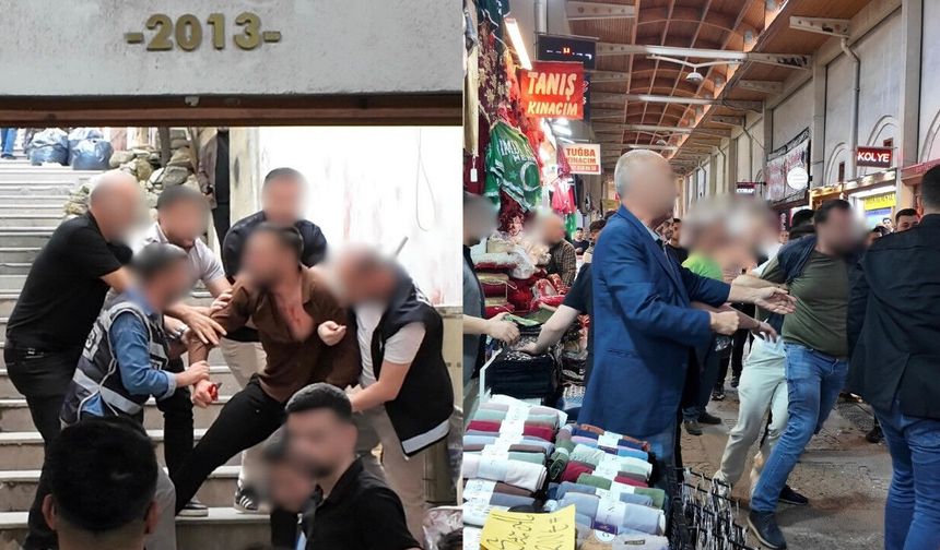 Kahramanmaraş Tarihi Kapalı Çarşı’da Kavga Çıktı