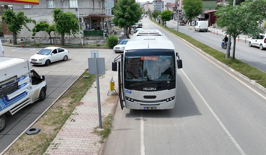 Kahramanmaraş'ta Kurban Bayramı'nda ulaşım ücretsiz