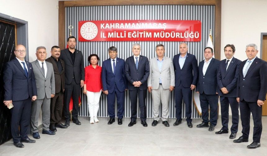 Kahramanmaraş'ta eğitim zirvesi! Akpınar ve Hiçyılmaz buluştu