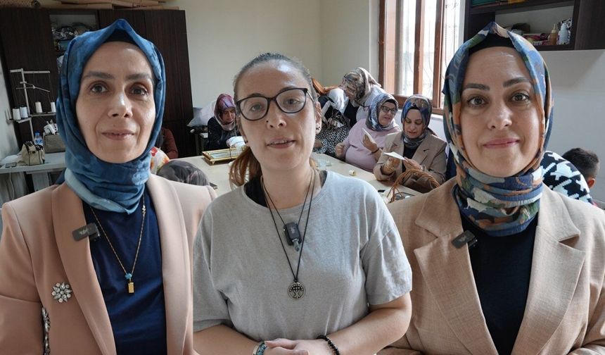 Kahramanmaraş'ta kadın emeği geri dönüşümle değer kazandı