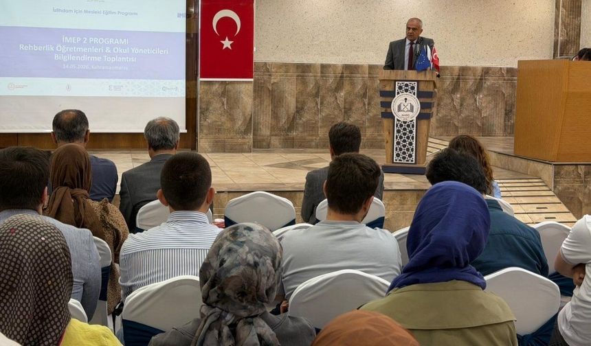 Kahramanmaraş'ta mesleki eğitime yönlendirme toplantısı