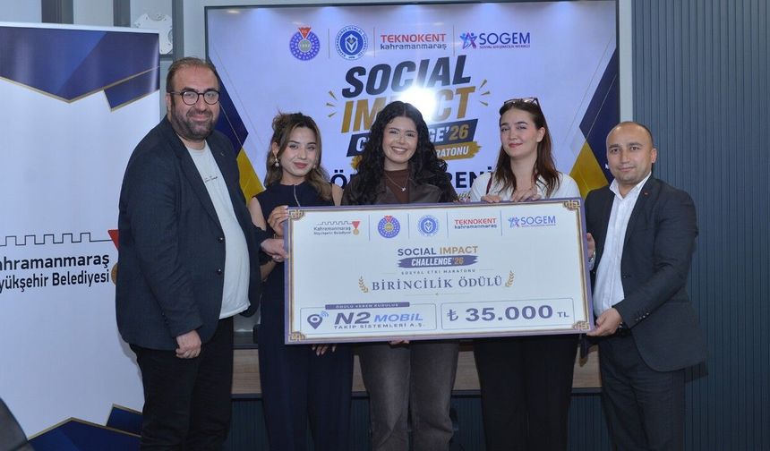 Kahramanmaraş'ta Sosyal Etki Maratonu kazananları belli oldu!