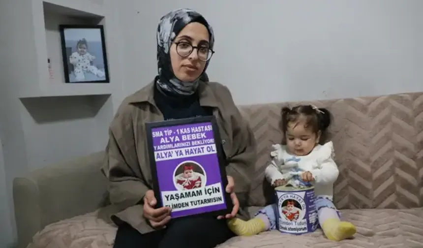 Kampanyası yüzde 80’e ulaşan SMA'lı Alya'nın annesi: Sizlere ihtiyacı var