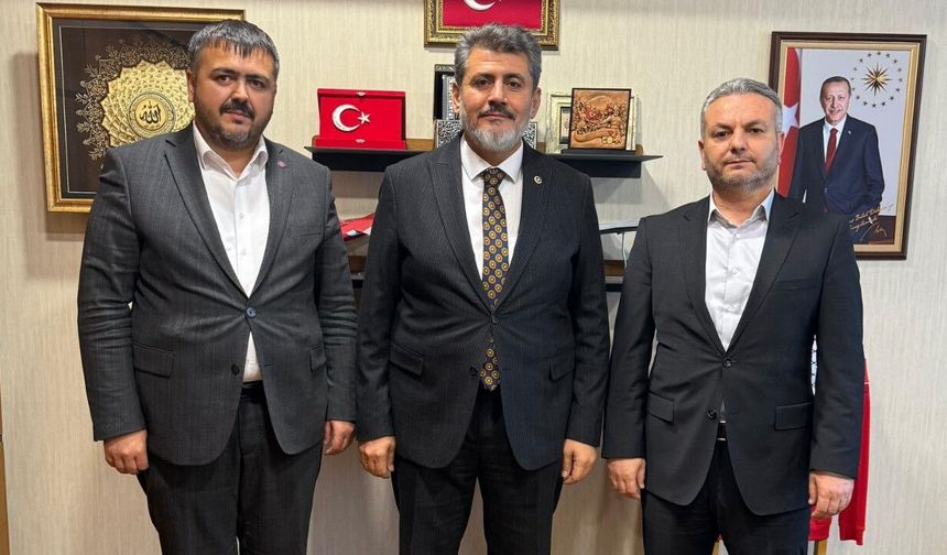 Milletvekili Debgici Kahramanmaraşlı başkanları ağırladı!