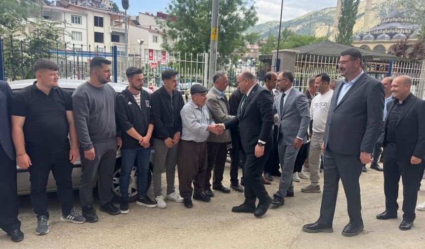 Milletvekili Şahin Çağlayancerit’te! Teşkilatla bayram buluşması