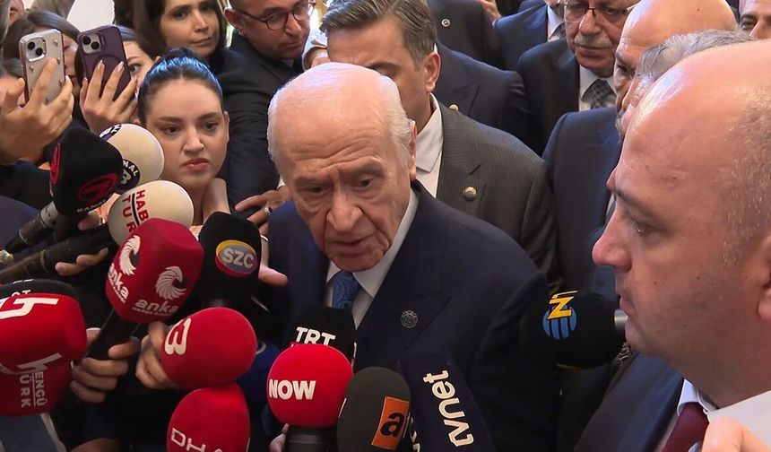 MHP lideri Devlet Bahçeli'den erken seçim tartışmalarına yanıt