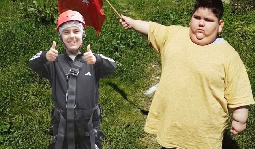 5 yaşında 90 kiloydu: 6 yıl sonra görüntülenen Yağız'ın inanılmaz değişimi