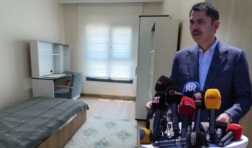 Bakan Kurum Kahramanmaraş’ta Açık Artırmayla Satılacak Örnek Daireyi Paylaştı