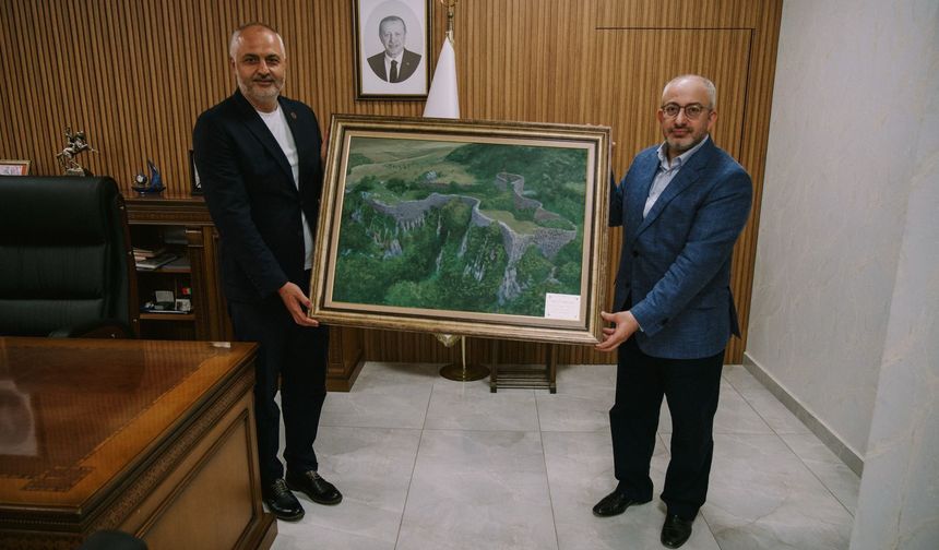 Başkan Gökşen BOTAŞ yöneticilerini ağırladı