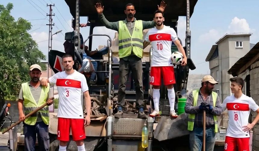 Başkan Görgel’den çifte motivasyon! Asfalt seferberliği ve Milli Takım