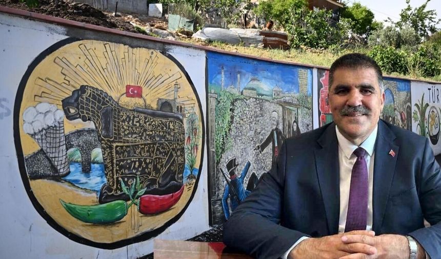 Beton duvarlar artık birer tablo! Türkoğlu’nda renkli dönüşüm