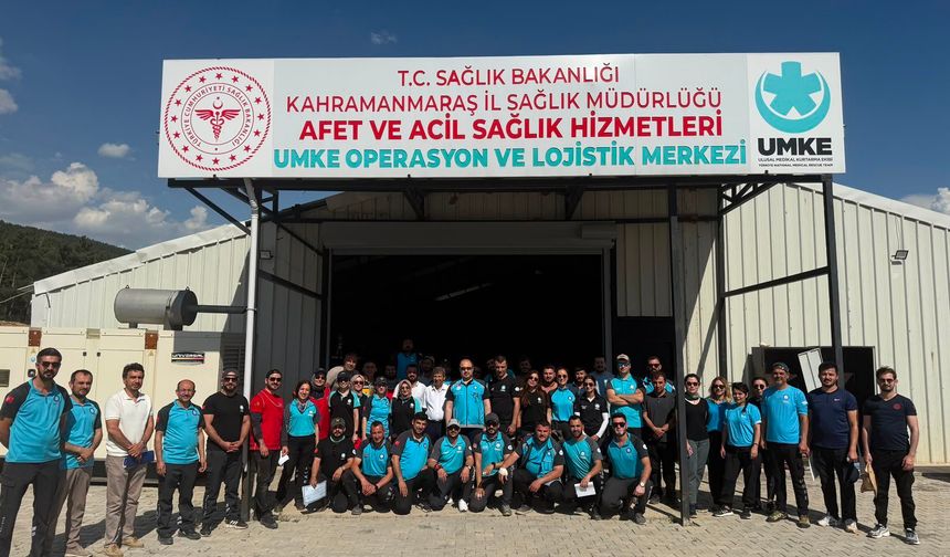 Kahramanmaraş’ta UMKE eğitimleri tamamlandı