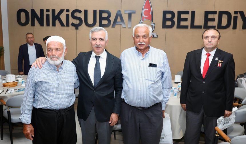 Kahramanmaraş Valisi şehit babaları ve gazilerle bir araya geldi