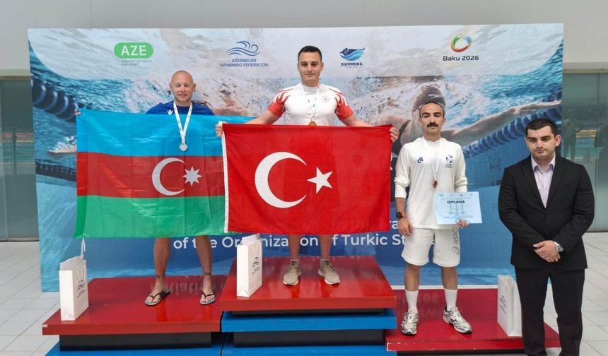 Kahramanmaraşlı Doğukan Demir Bakü’de şampiyon oldu