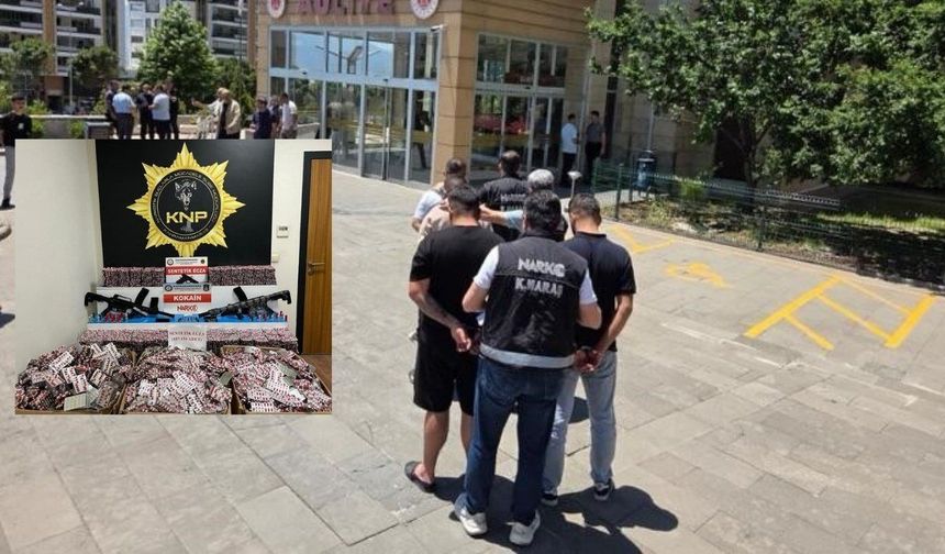 Kahramanmaraş’ta 20 milyonluk zehir operasyonu: 187 bin hap ele geçirildi
