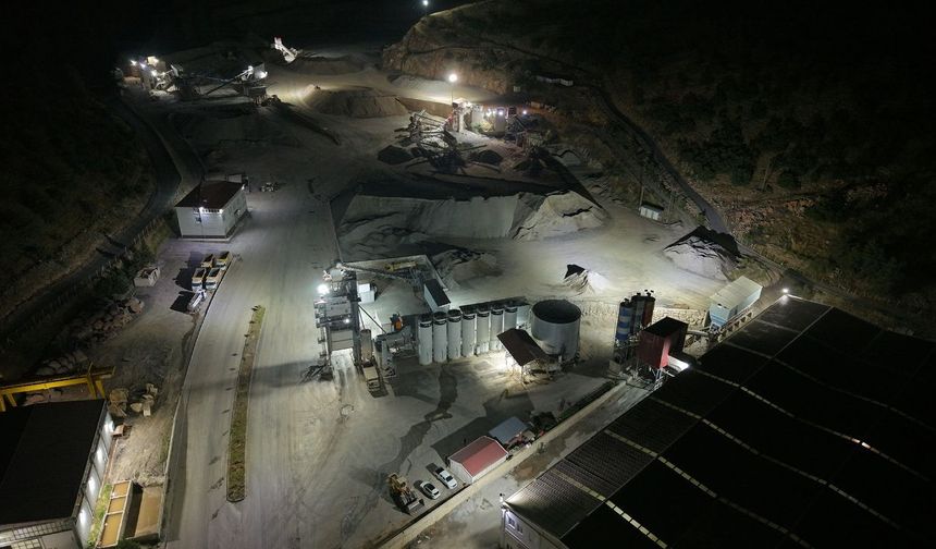 Kahramanmaraş asfalt tesisinde yılda 400 bin ton üretim