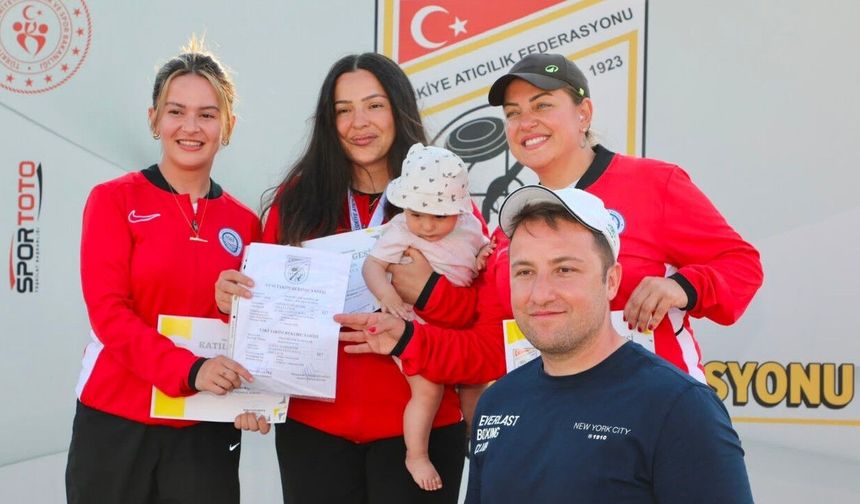 Kahramanmaraş'ta atıcılıkta büyük başarı; yeni Türkiye Rekoru